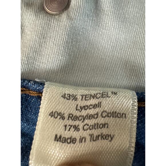 Reformation Julia Crop High Rise Cigarette Jeans Size 23 Loose Sustainable Denim - Picture 6 of 7